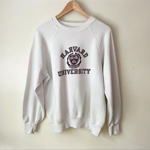 VINTAGE 80’s Champion Harvard Crewneck Sweatshirt